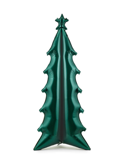 Aluminium ballon Kerstboom XXL groen 77 x 184 cm