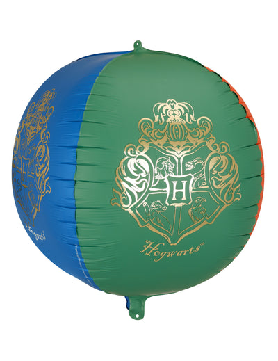 Ballon aluminium sphère Harry Potter™ Blason de Poudlard 50 cm