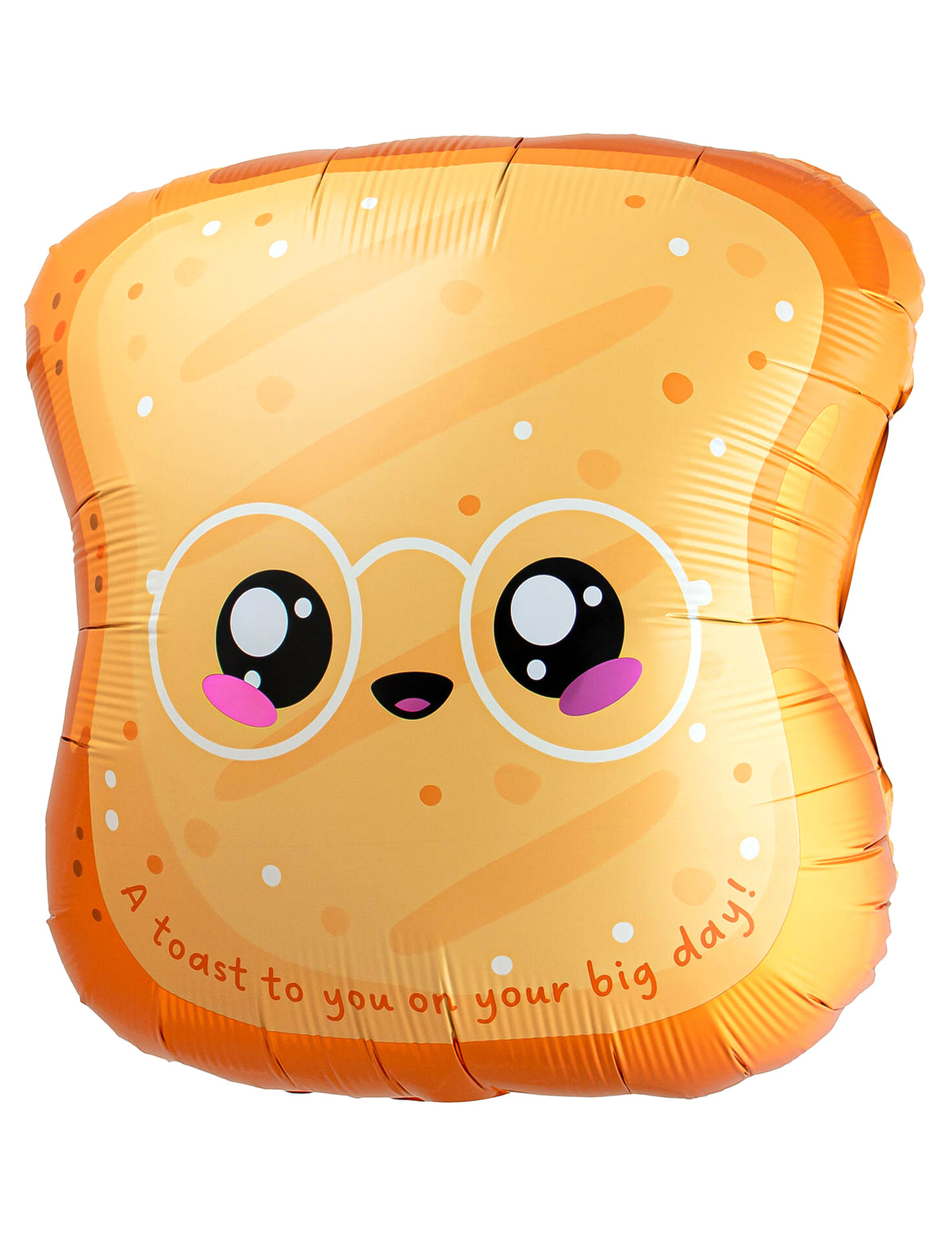 Kawaii Toast folieballon 60 x 60 cm