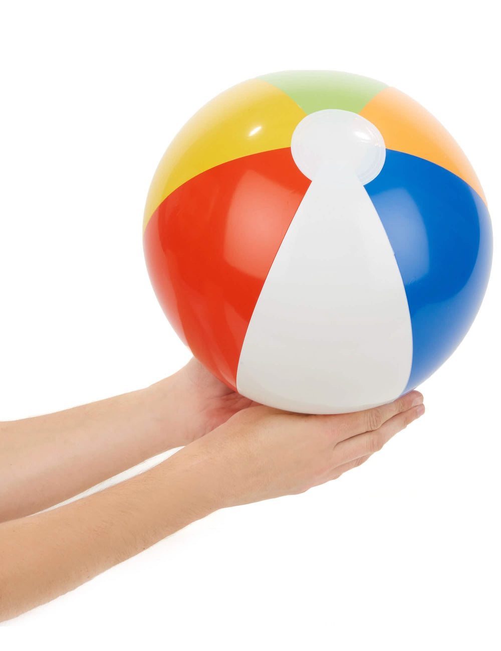 Sfeerbeeld van de strandbal voor kinderen en volwassenen