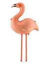 Aluminium ballon koraalroze flamingo 65 × 67 cm