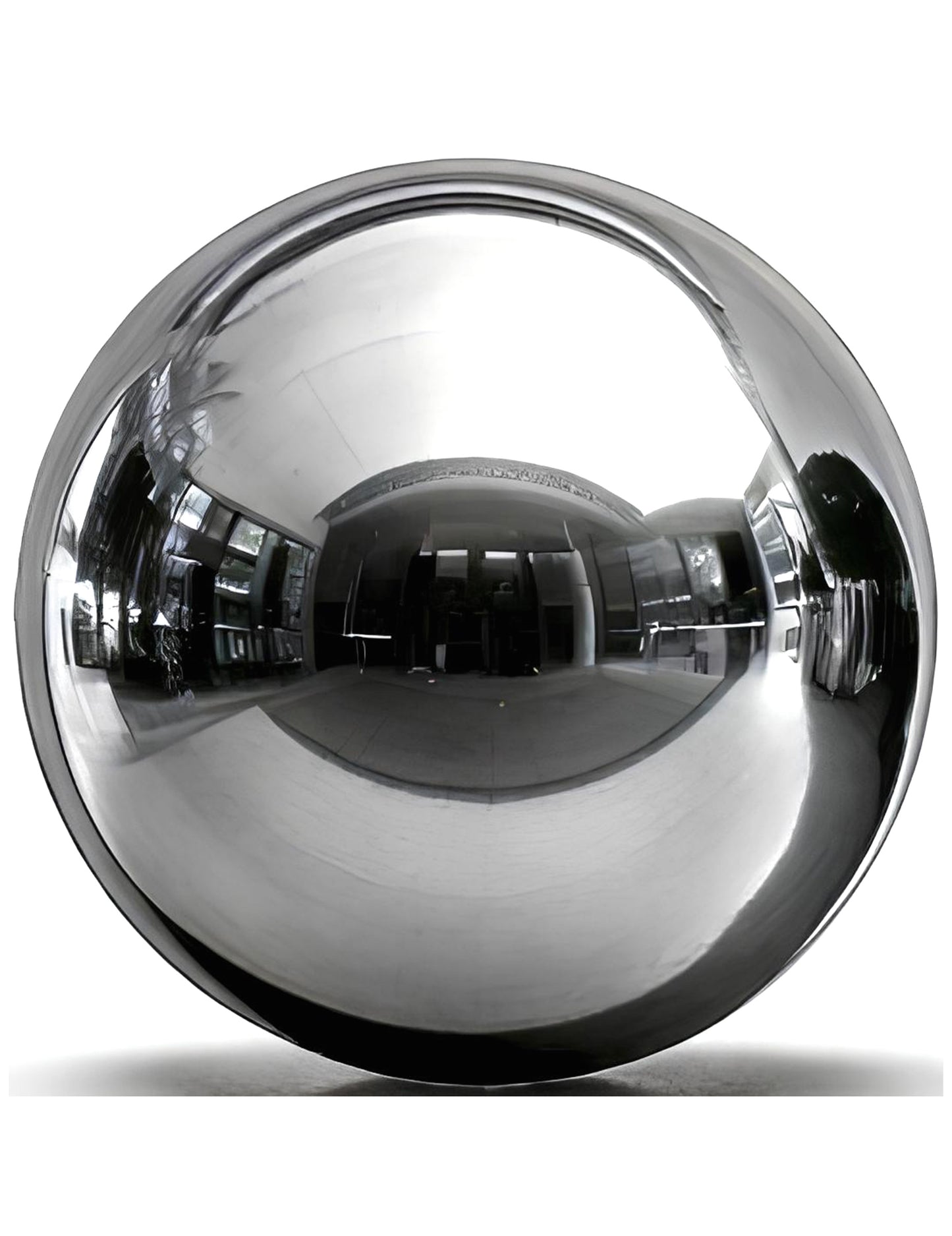 Reuzenballon zilveren spiegelbol 200 cm