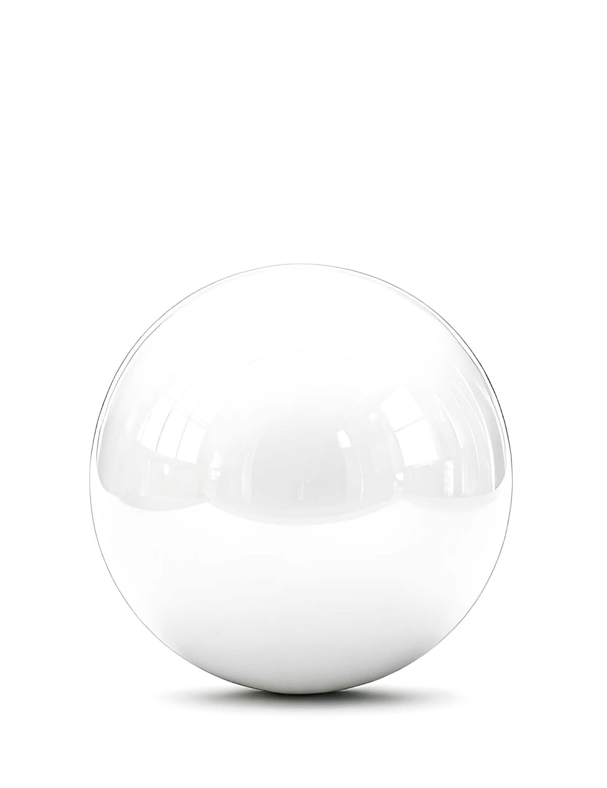 Ballon géant boule miroir blanc 150 cm