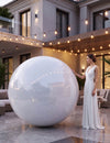 Gigantische witte spiegelbol ballon 150 cm