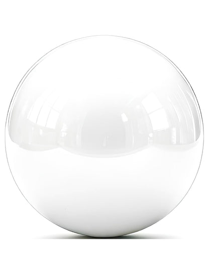 Reusachtige witte spiegelbal ballon 200 cm