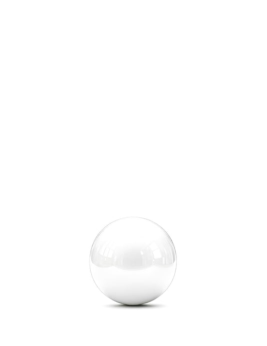 Ballon géant boule miroir blanc 60 cm