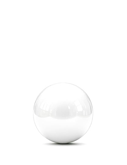 Gigantische witte spiegelbol ballon 80 cm