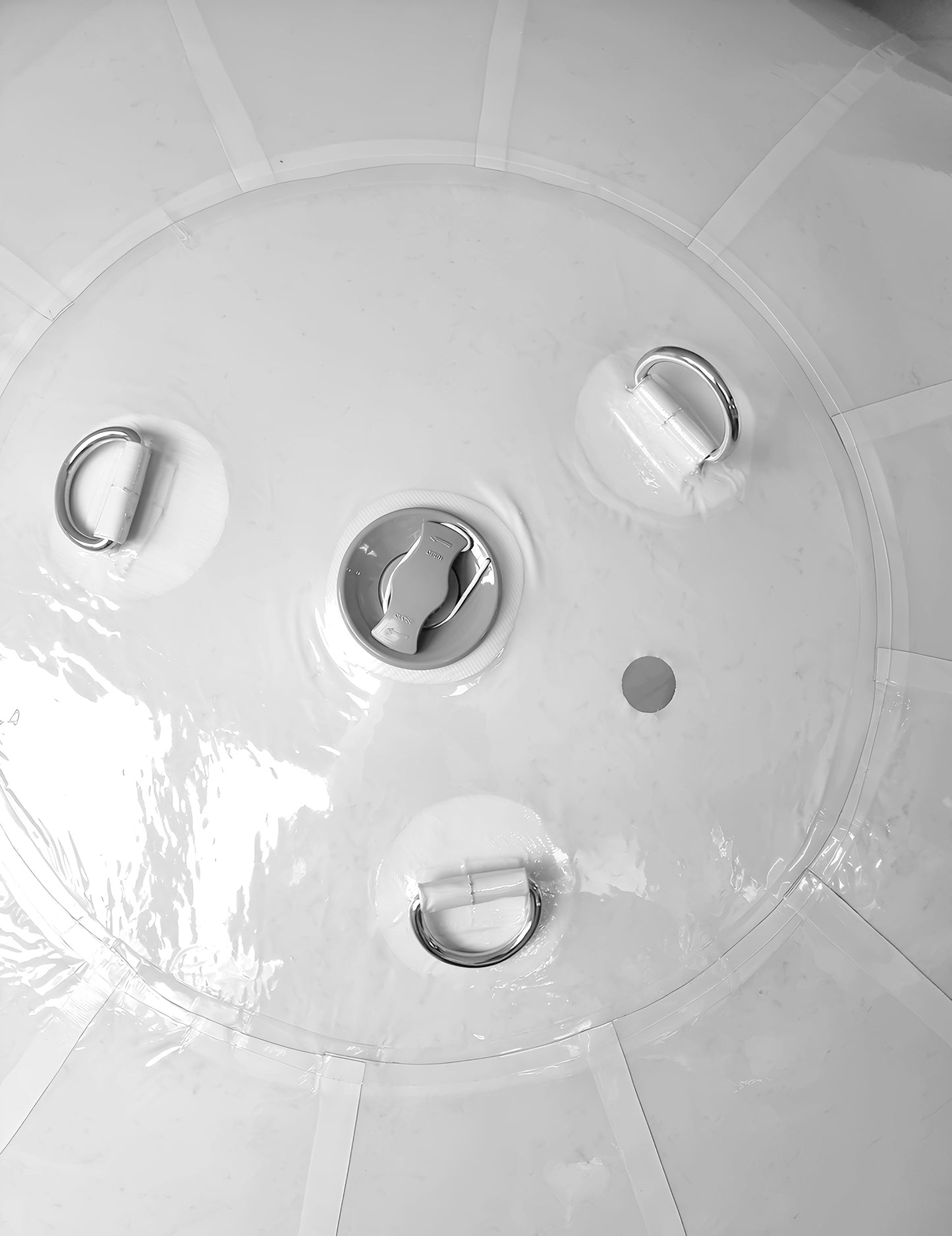 Gigantische iriserende spiegelbol ballon 150 cm