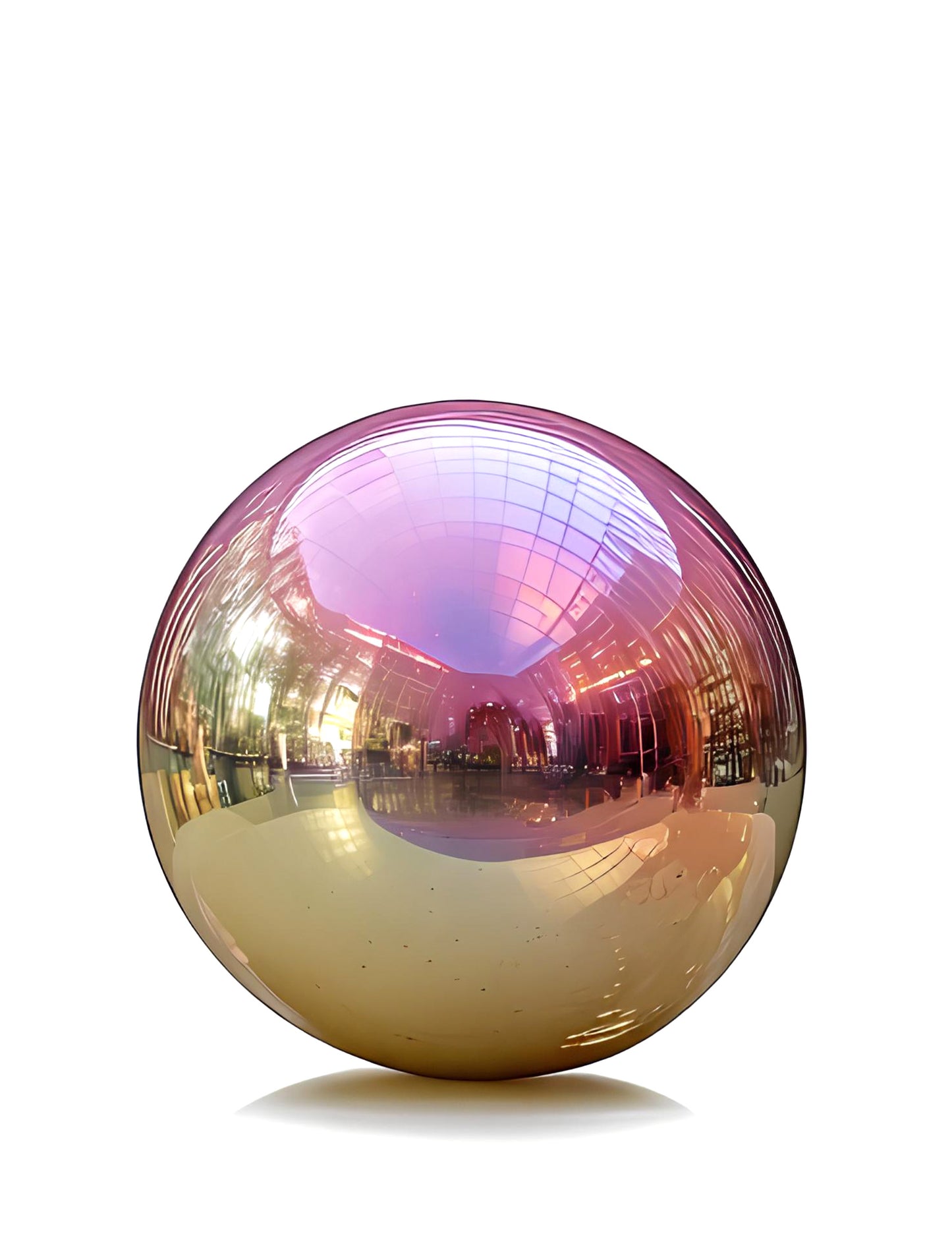 Gigantische iriserende spiegelbol ballon 150 cm