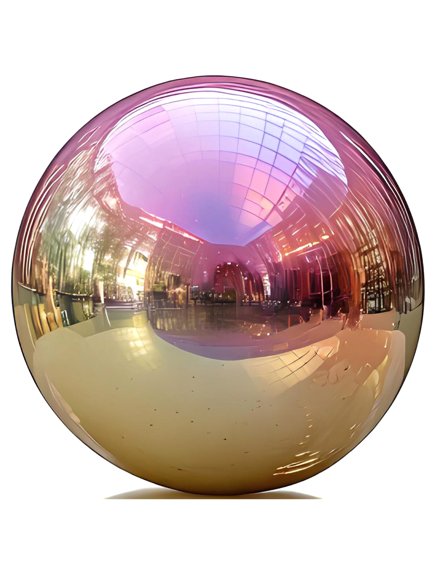 Gigantische iriserende spiegelbol ballon 200 cm