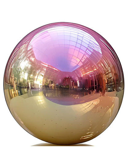 Gigantische iriserende spiegelbol ballon 200 cm