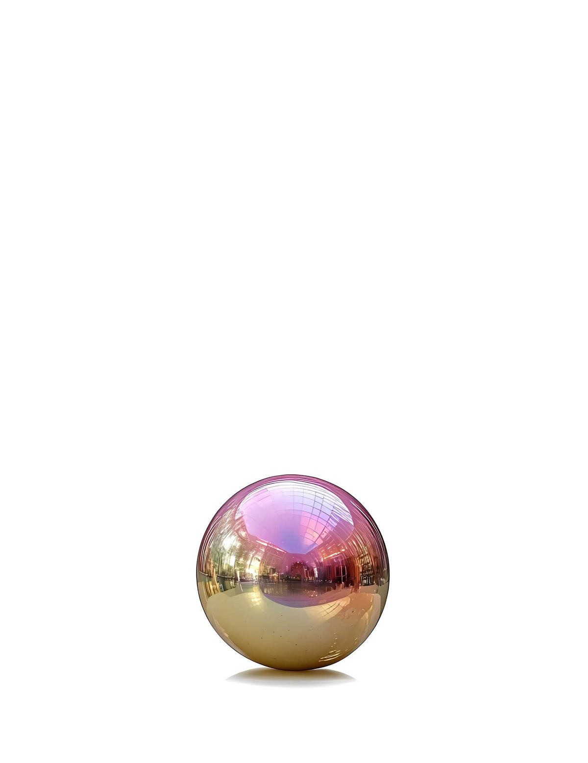 Ballon géant boule miroir iridescente 60 cm