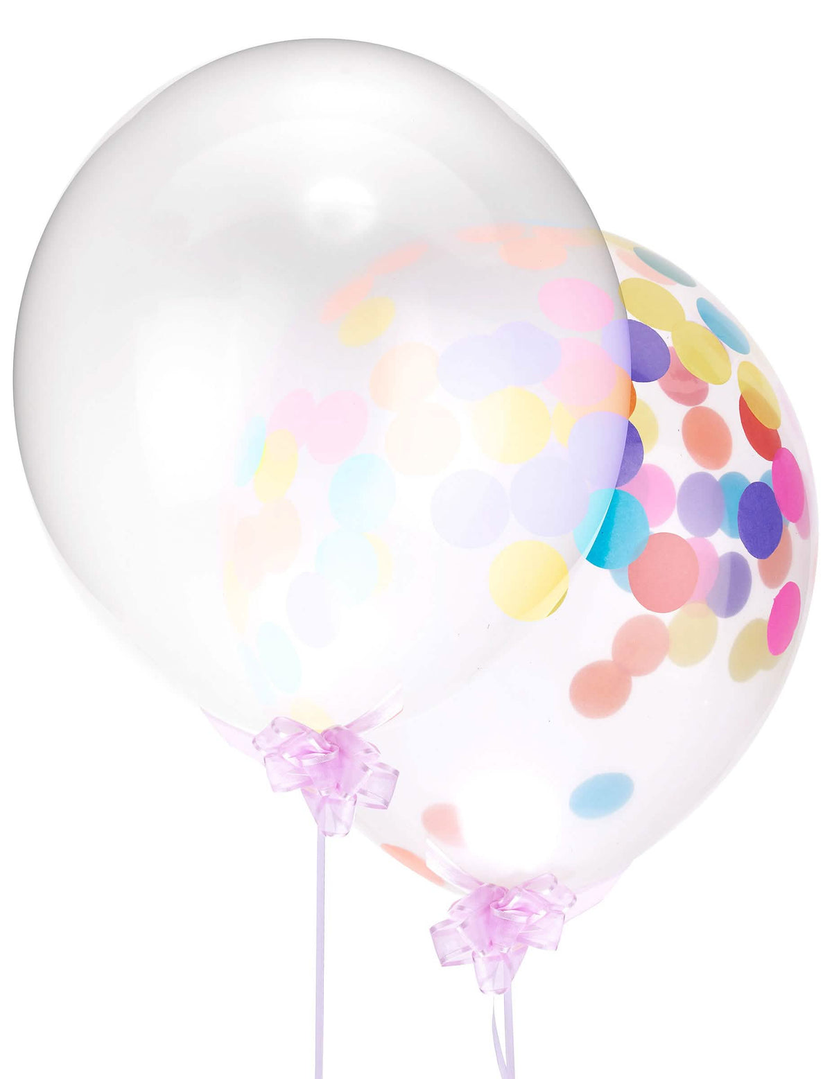 Ballon en latex transparent géant pour fête à garnir de confettis multicolores