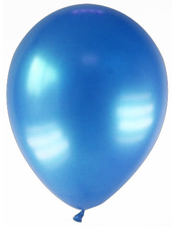 Ballons métallisés bleu foncé