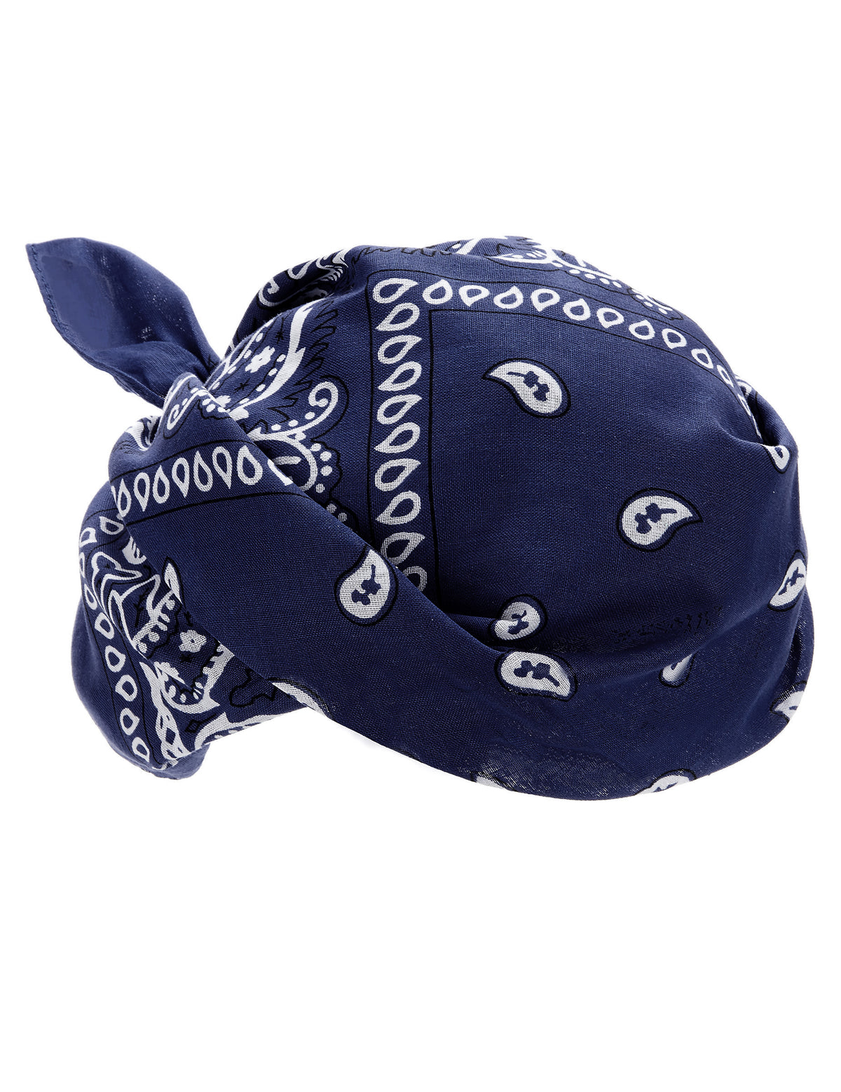 Blauwe bandana