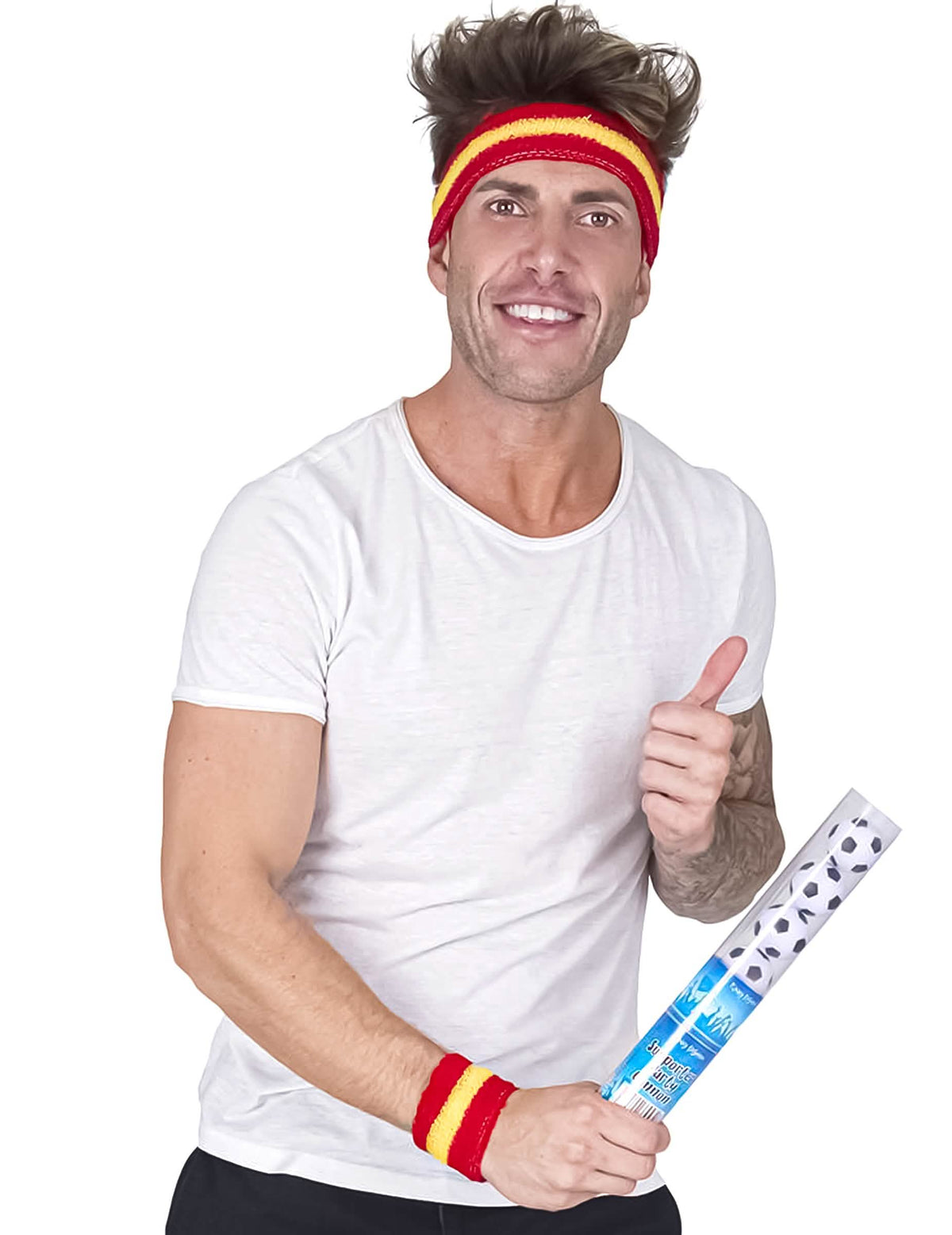 Bandeaux anti transpiration supporter Espagne