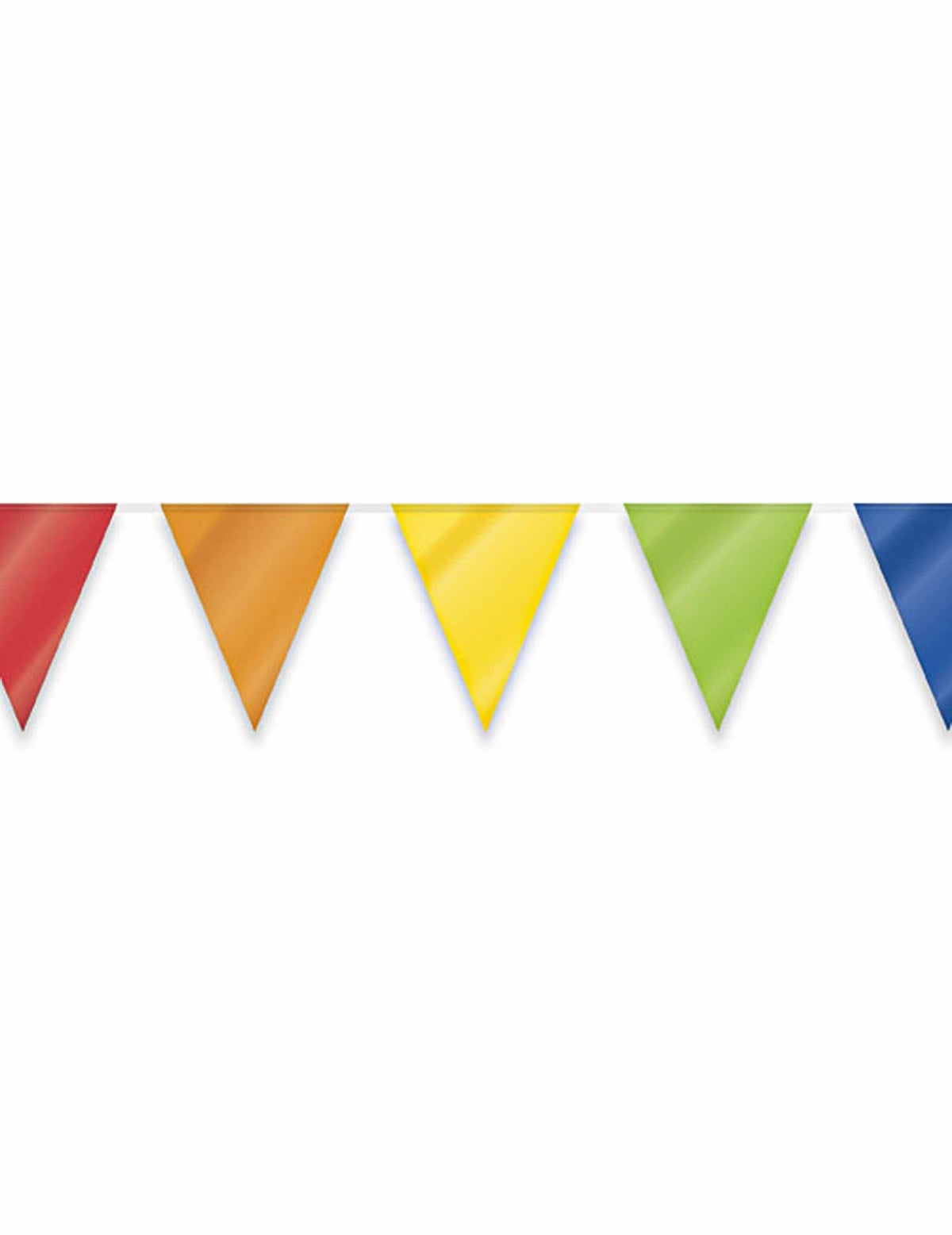 Bannière multicolore pour décoration de fête à fanions triangulaires
