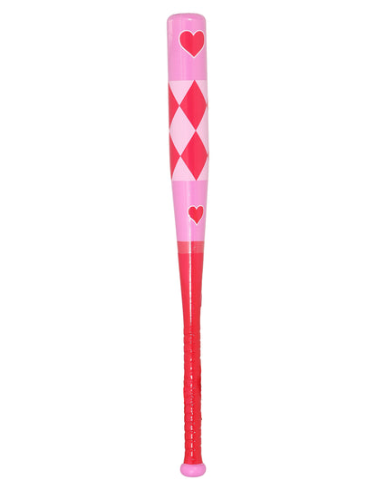 Batte rose avec cur 73 cm