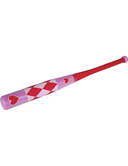 Batte rose avec cur 73 cm
