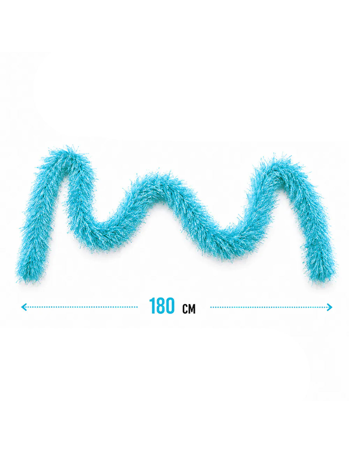 Blauwe haarboa 60g