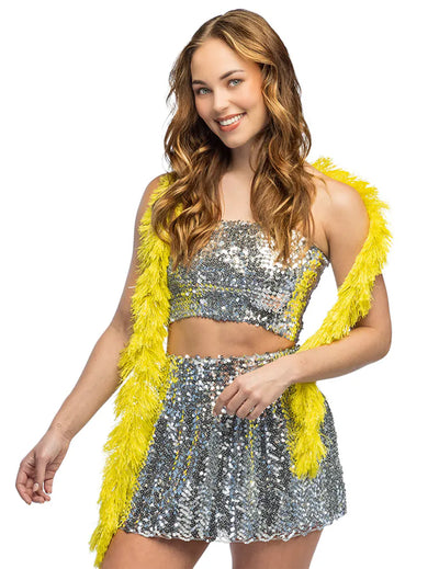 Boa poils jaune 60g
