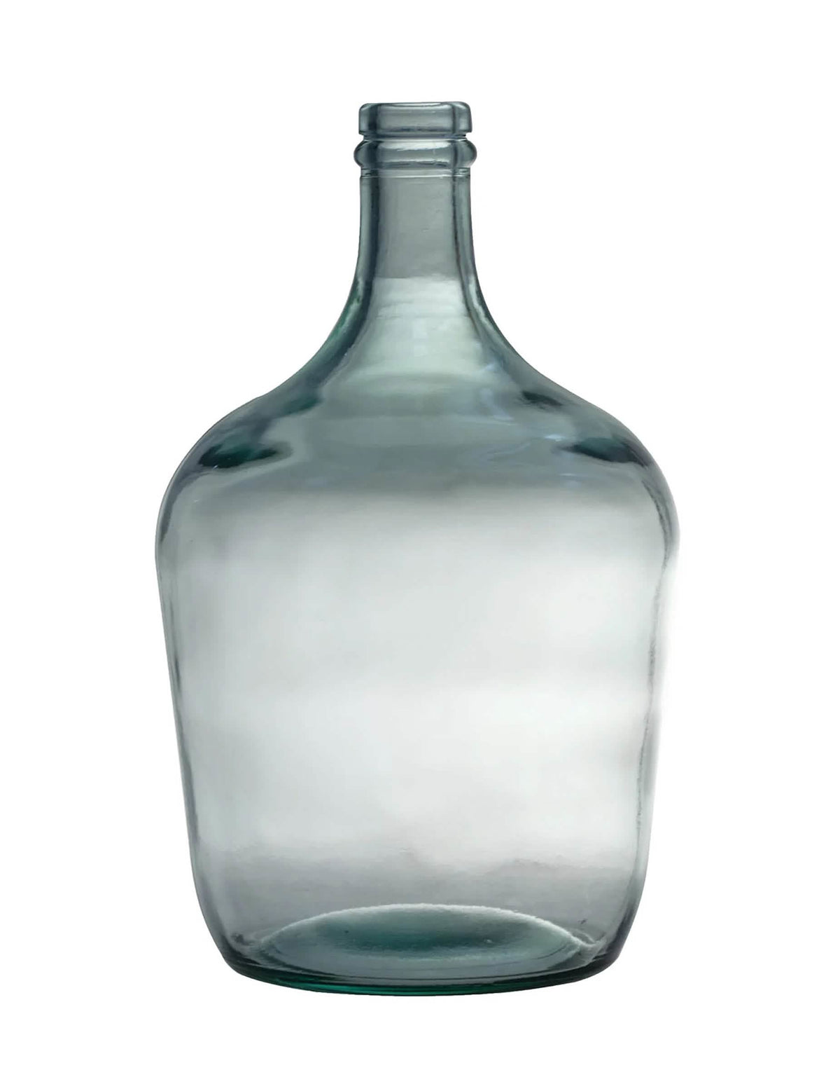Dame Jeanne Ballonfles 4 L 18 x 30 cm van blauw glas