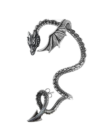 Boucle d'oreille dragon adulte