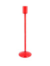 Kaarsenhouder Élégance rood glas 30 cm