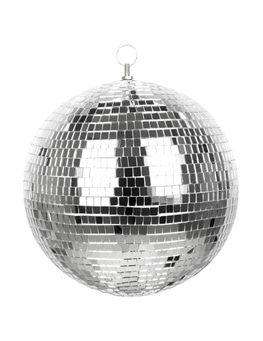 Boule à facettes argent - L 30 cm