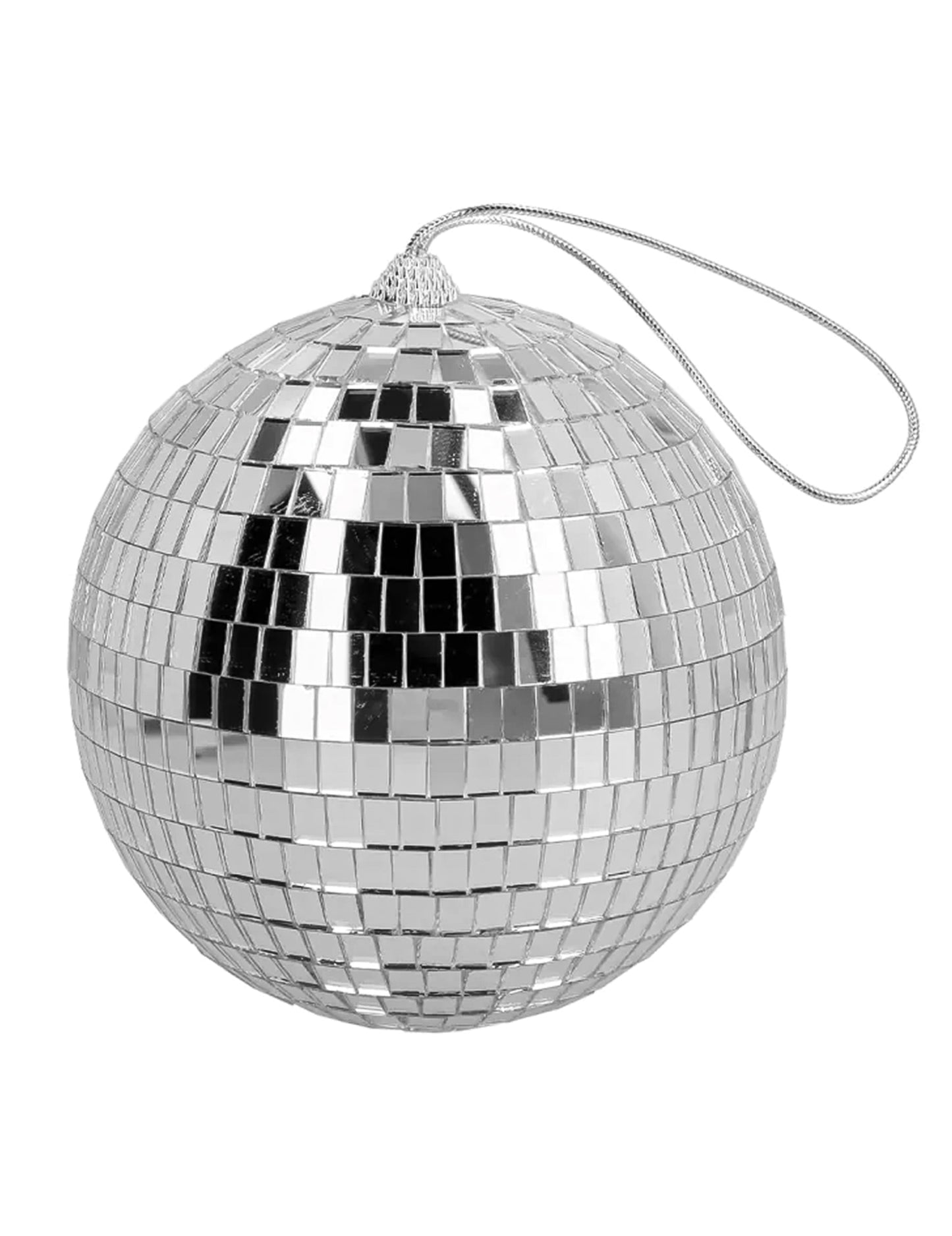 Boule à facettes argent - S 15 cm