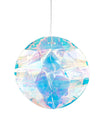 Boule à suspendre origami diamant pour décoration irisé