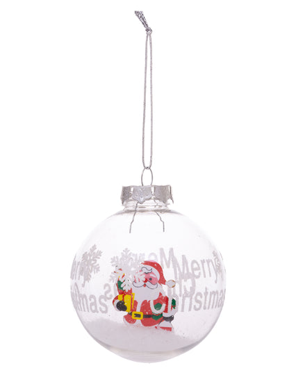 Modèle avec Père Noël de la Boule de noël personnages pour sapin