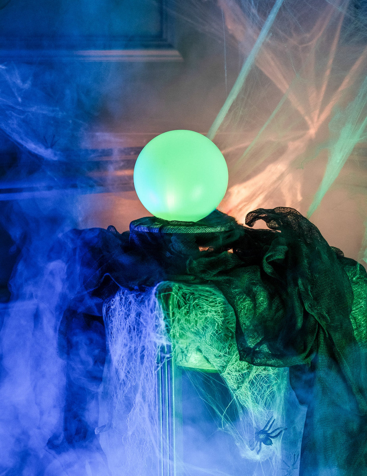 Boule lumineuse Halloween pour adulte verte