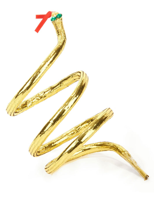Goudkleurige slang armband
