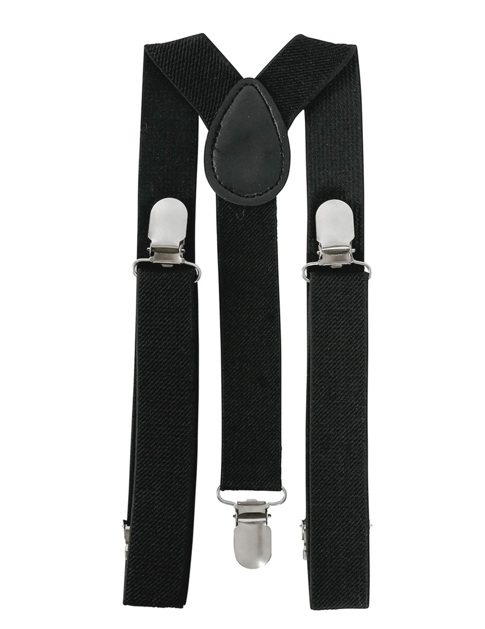 Vue de dos des bretelles noires pour enfant