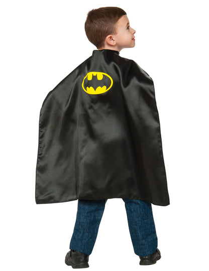 Cape Batman™ pour enfant noir avec logo jaune