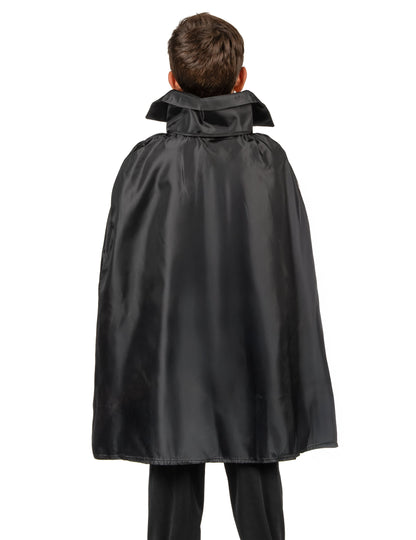 Vue de dos de la Cape de vampire Halloween pour enfant