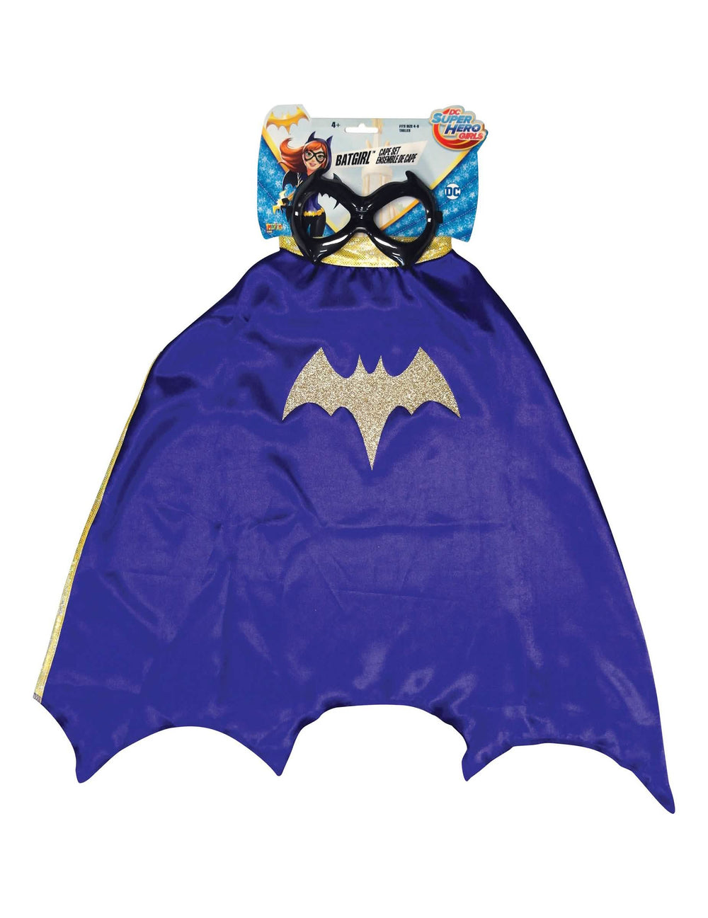Vue d'ensemble du cape et loup Batgirl Super Hero Girls™ pour enfant