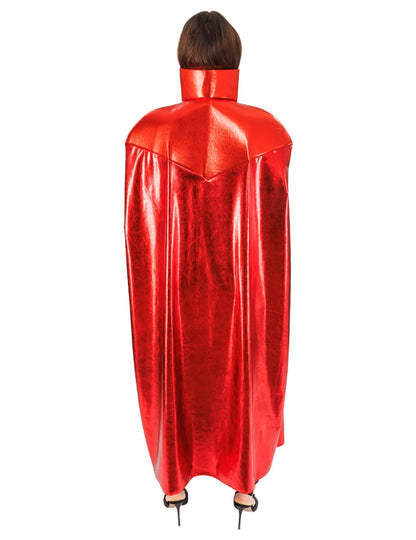Cape rouge brillant 140 cm