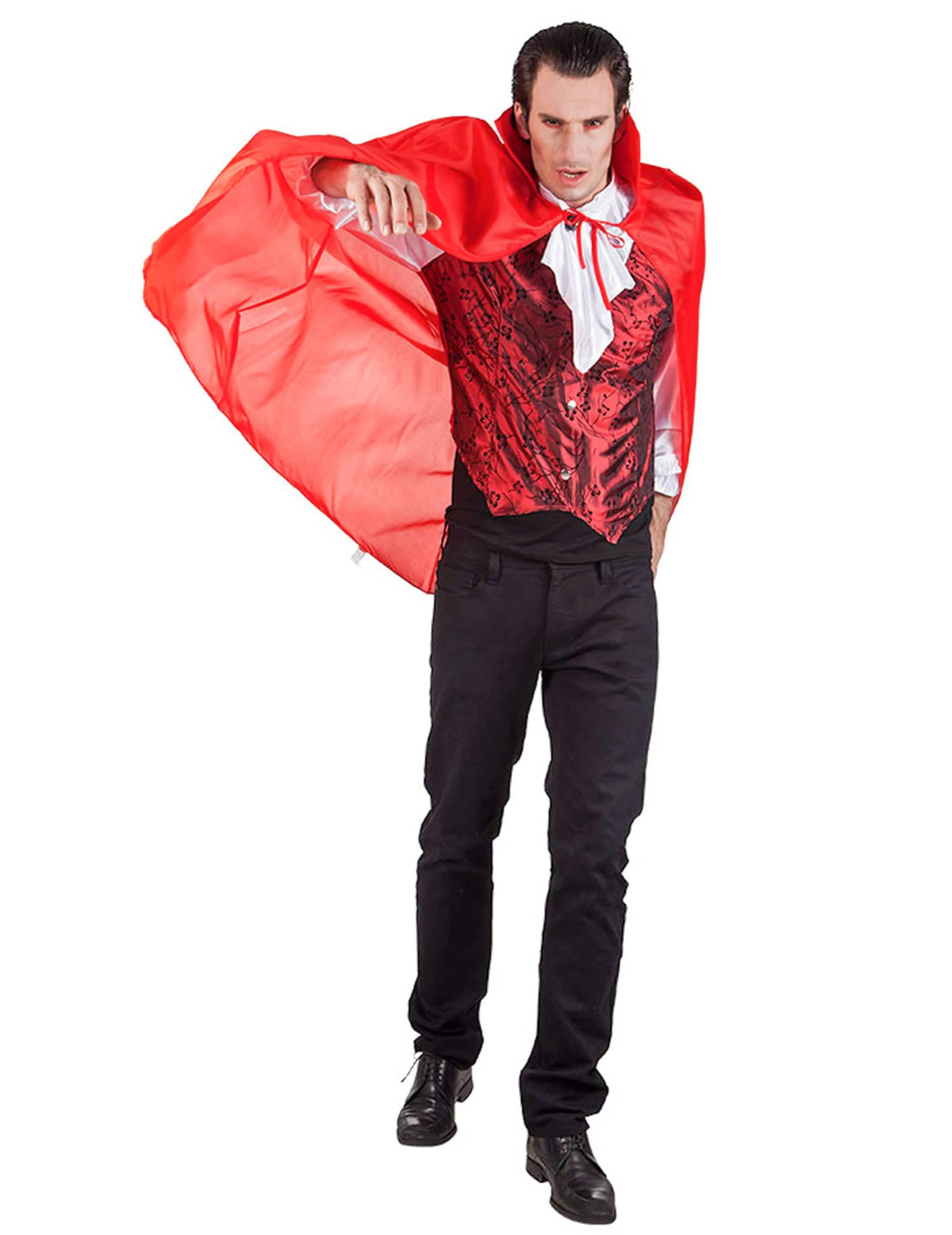 Cape de vampire pour homme rouge
