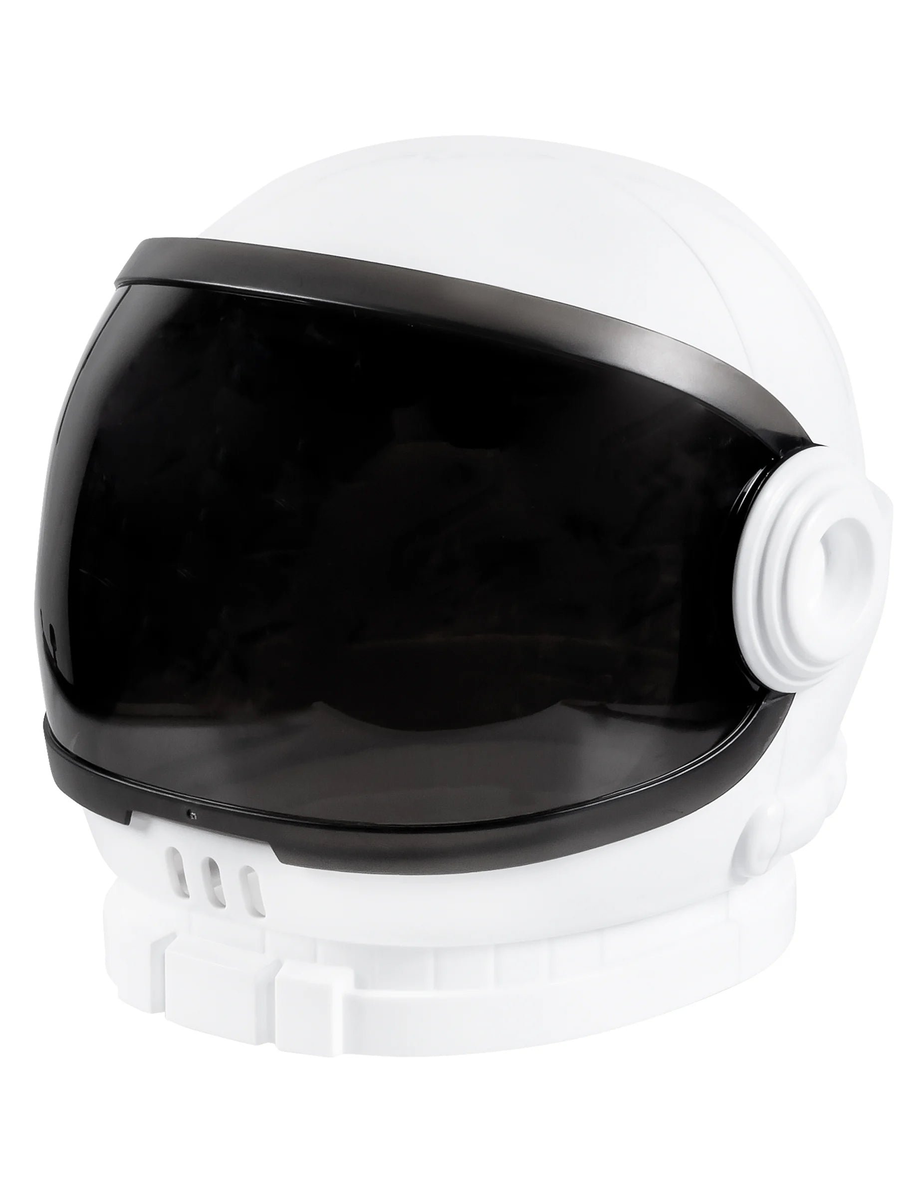 Casque astronaute pour adulte blanc avec visière noire