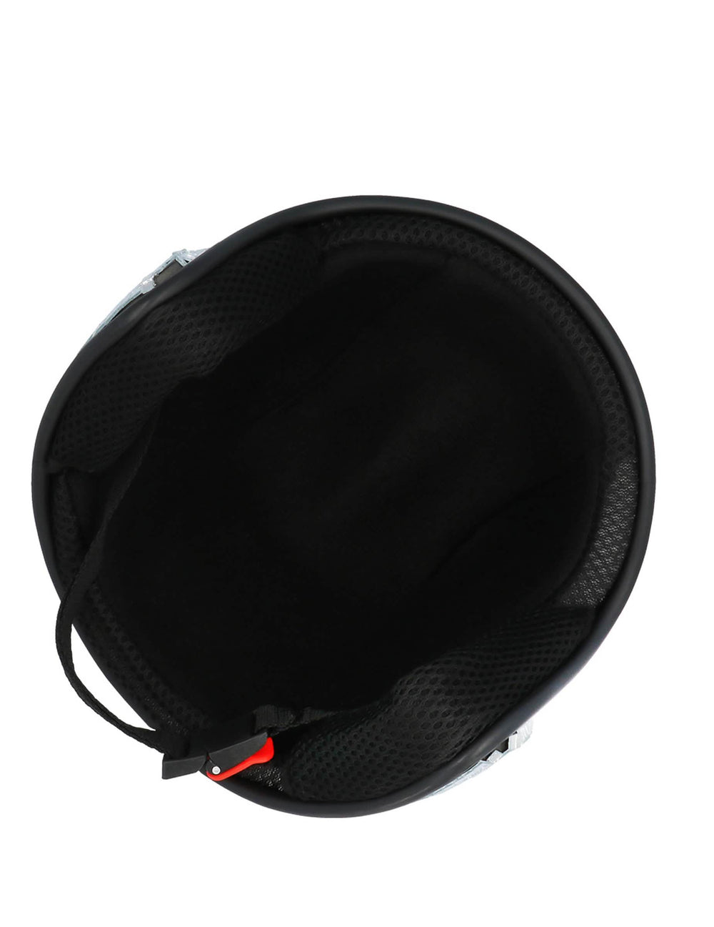 Vue de l'intérieur du casque boule à facettes disco
