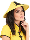Chapeau chinois jaune adulte