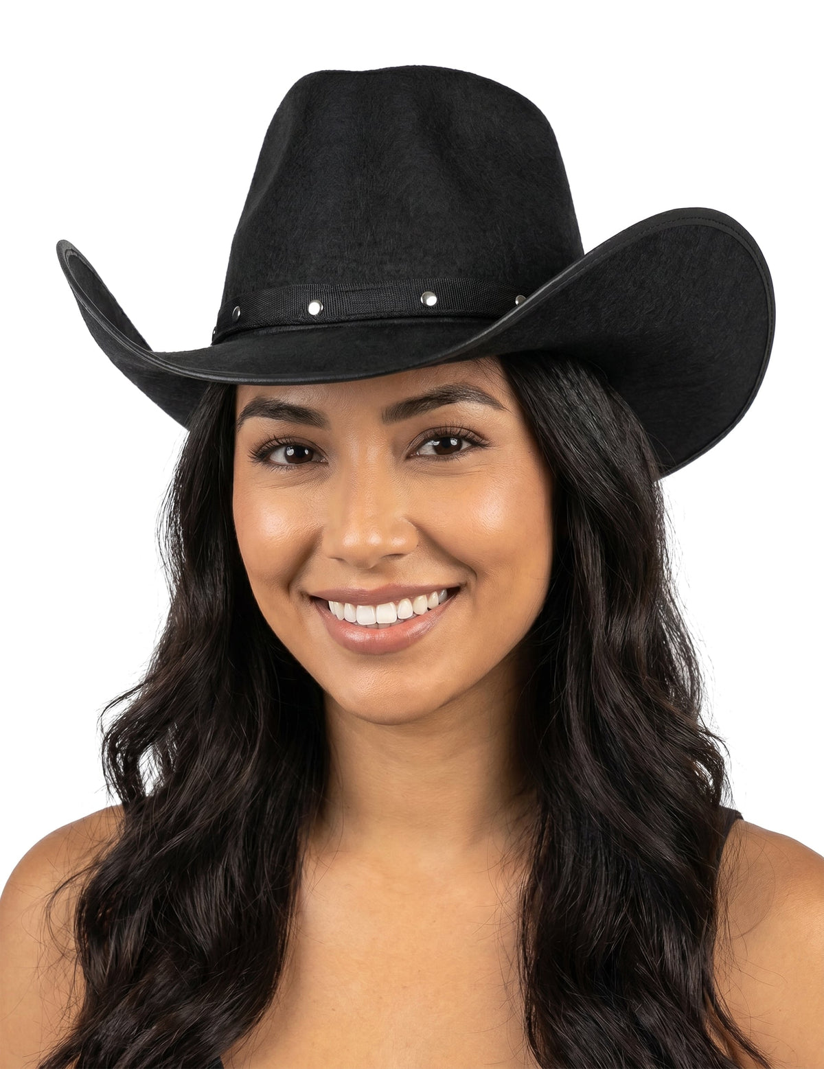 Chapeau cowboy noir adulte