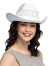 Cowboyhoed met parels Bride voor dames