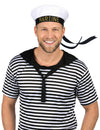 Chapeau marin ruban noir adulte