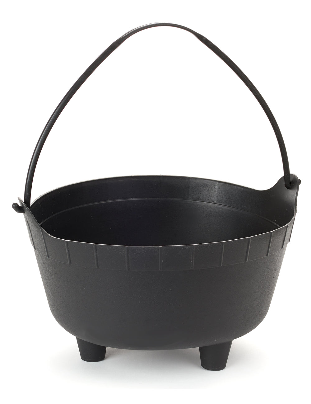 Chaudron Halloween sorcière pour adulte noir avec anse