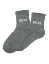 Chaussettes à paillettes Chieuse pour femme gris pailleté