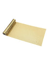 Disco tafelloper met spiegelbol-effect goud 3 m
