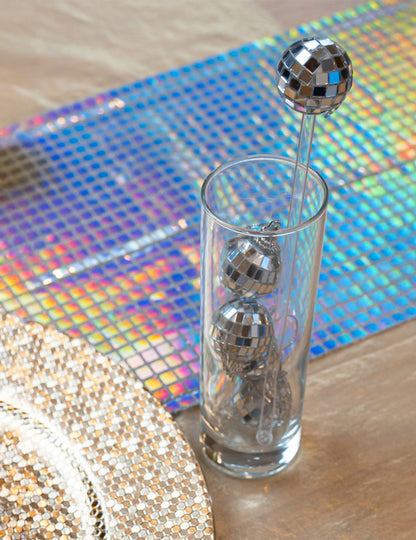 Disco tafelloper iriserend discobal-effect 3 m